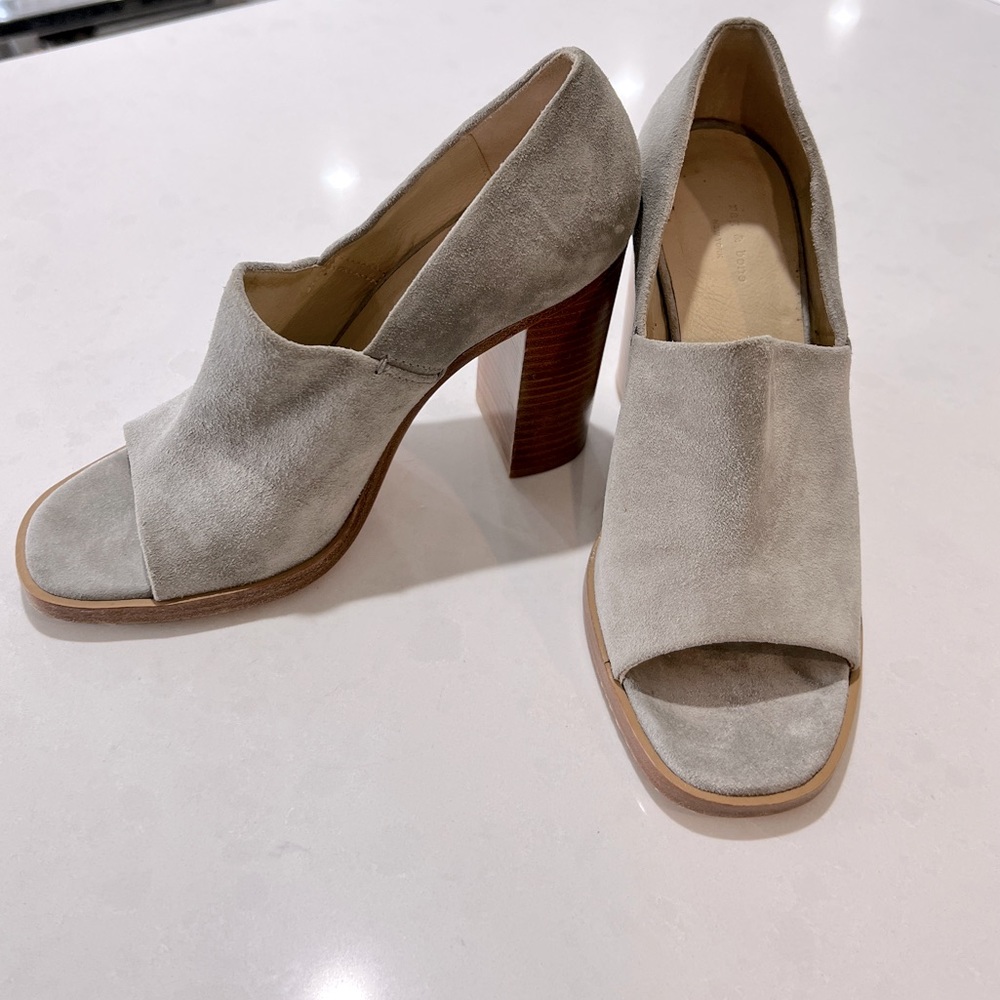 Rag & Bone Suede Myra Open Toe Bootie - image 4